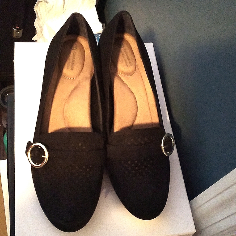 Giant Bernini Memory Foam shoes  Black size 7M New